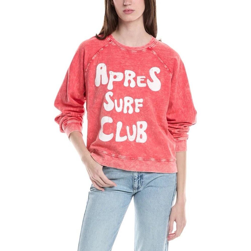 Electric & Rose Ronan Pullover M Apres Surf Club Graphic NWT Made in USA $148
